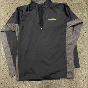 Grey 2 tone quarter zip